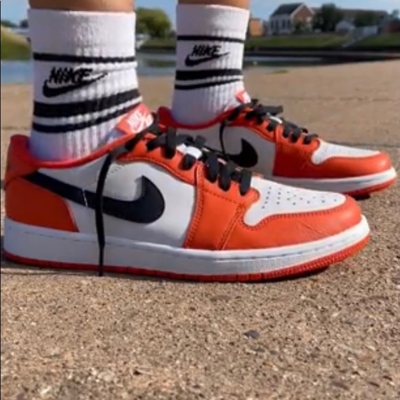 Air Jordan 1 Low OG Starfish Nike 2021 Mens 10.5 - Picture 9 of 13